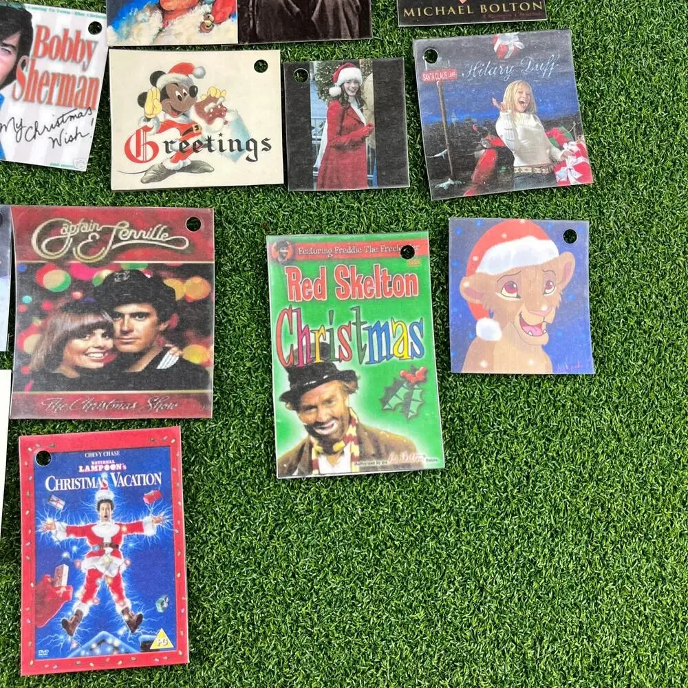 Vintage Lot Christmas Collectible Musical Tag Cards